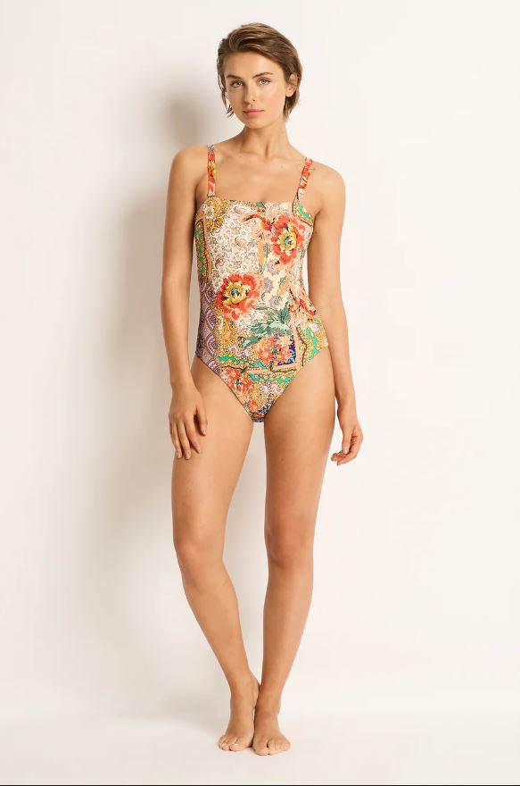 MONTE & LOU ALLEGRA BANDEAU ONE PIECE