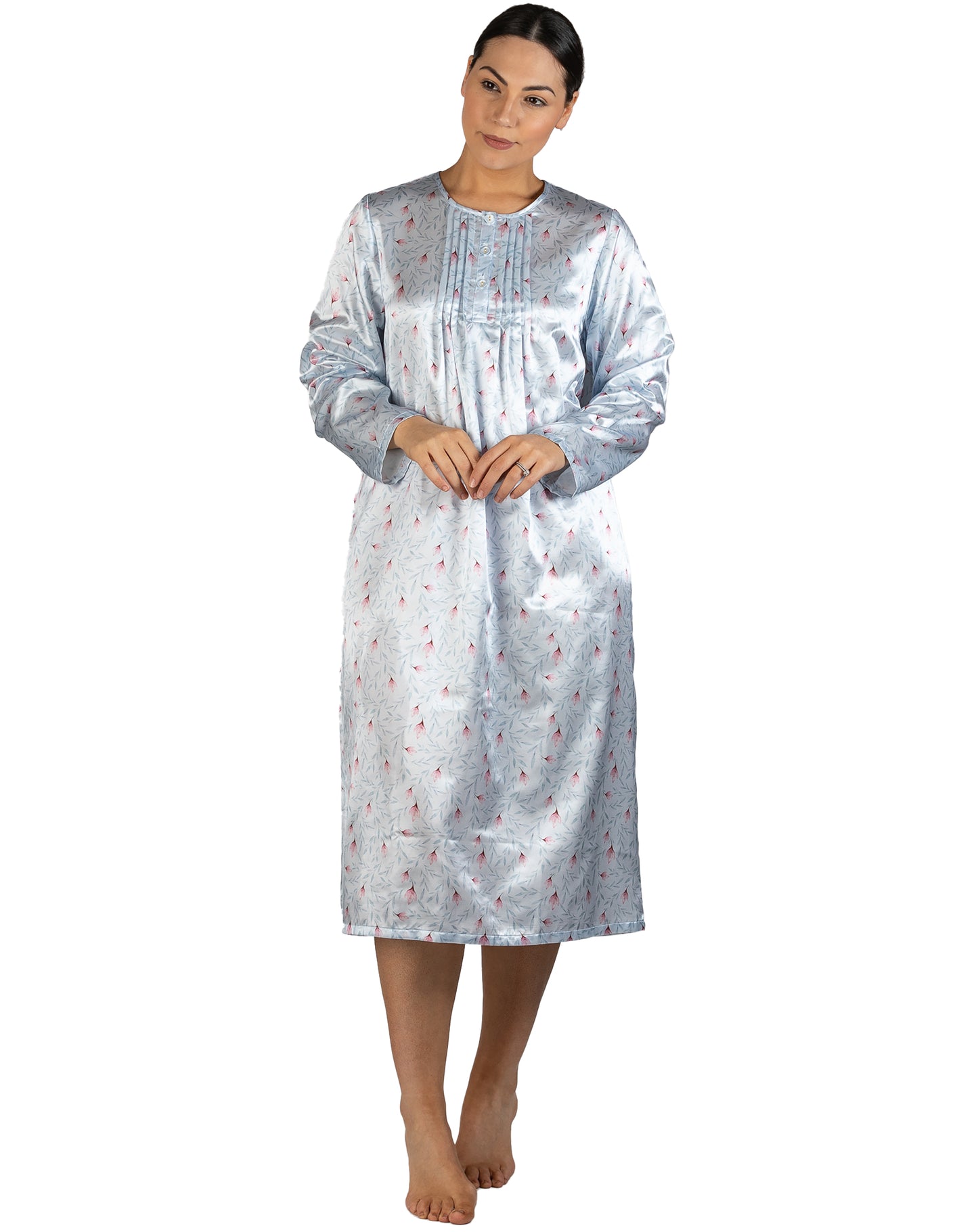 SHRANK LILY PLEATED NIGHT DRESS 115CM