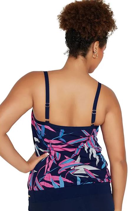 GENEVIEVE SWIMWEAR BLOUSON TANKINI MASTECTOMY