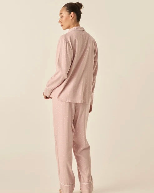 GINGERLILY ALESSIA BRUSHED COTTON PYJAMAS