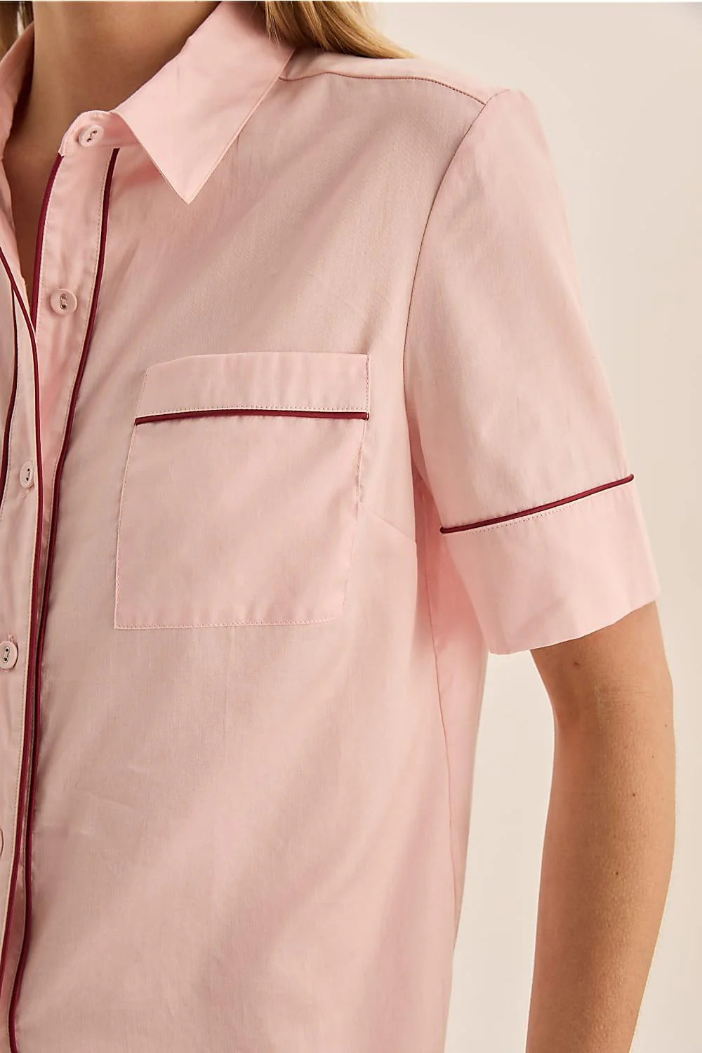 GINGERLILY MOLLY DOUBLE PIPING PYJAMA SET