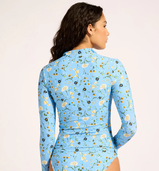 SEAFOLLY MODERN ROMANCE LONG SLEEVE RASHVEST
