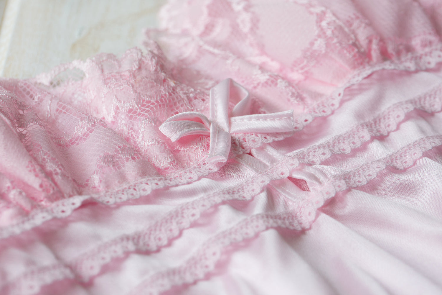 Pink Lace Lingerie Top | La Ronde Fine Lingerie | Wangaratta