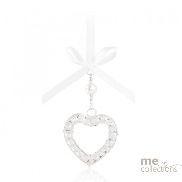 ME COLLECTION - CRYSTAL HEART IN SILVER