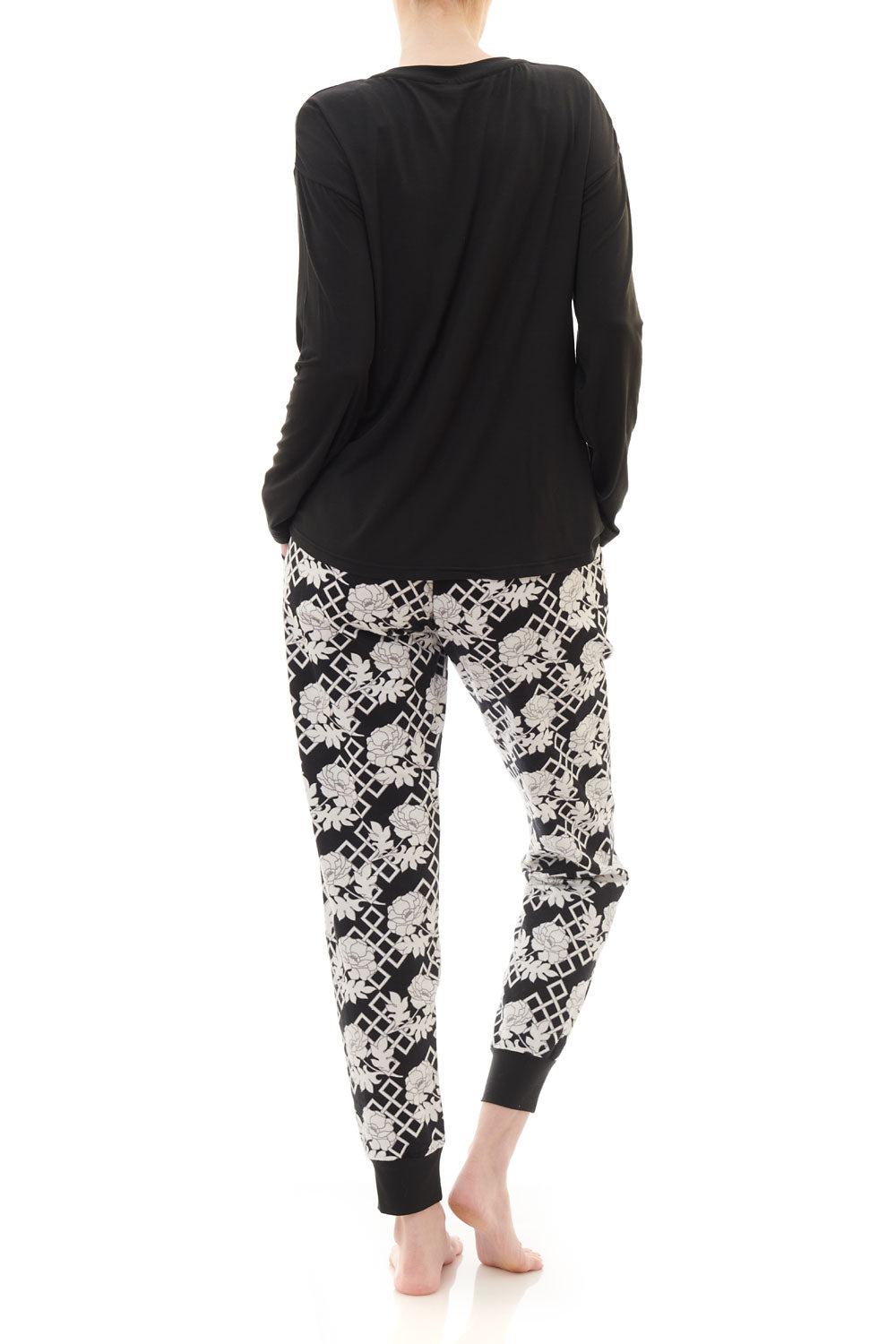 GIVONI - LARGE FLORAL LONG SKI PYJAMA