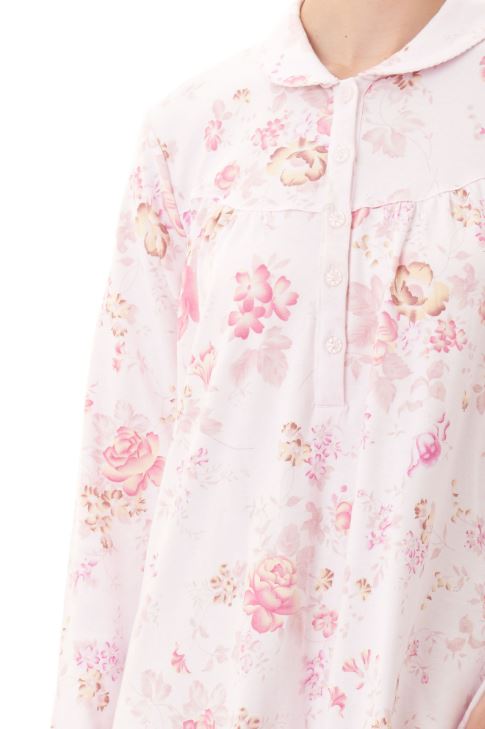 GIVONI - BLAIR - SHORT NIGHTIE WITH YOKE AND COLLAR