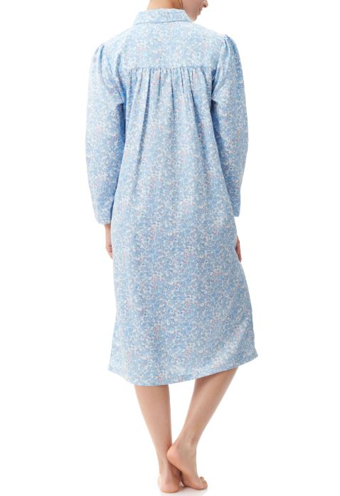GIVONI - MID NIGHTIE WITH YOKE AND COLLAR