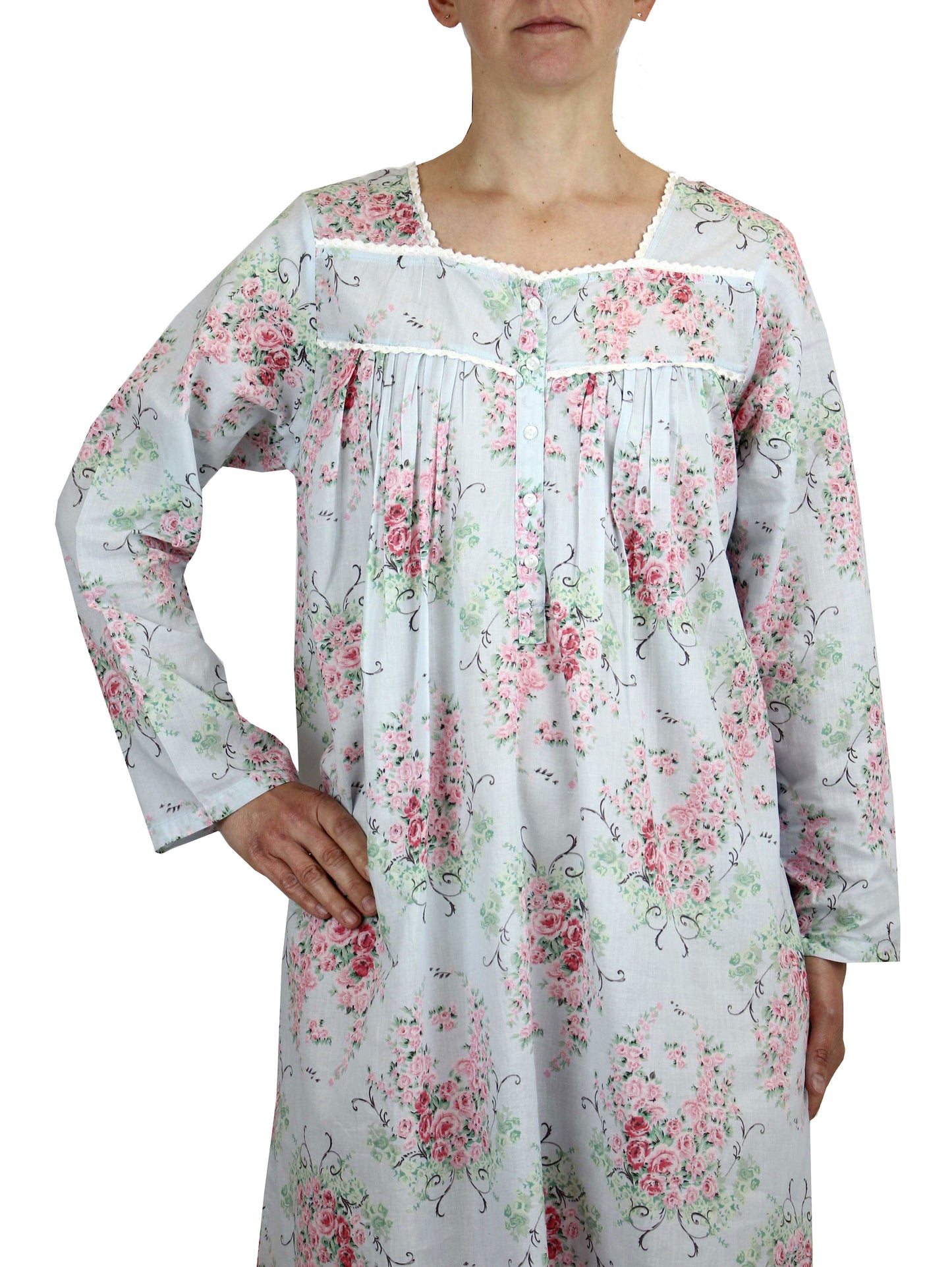 FRENCH COUNTRY - LONG SLEEVE NIGHTIE FCU395