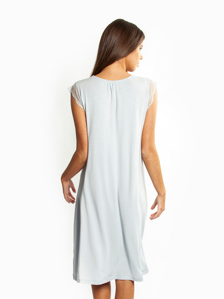 LOVE & LUSTRE - LA FEMME SLEEVELESS NIGHTIE