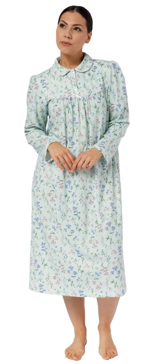 SHRANK - MEADOW COLLAR LONG NIGHTIE