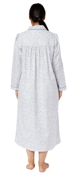 SHRANK - APPLE BLOSSOM COLLAR LONG NIGHTIE