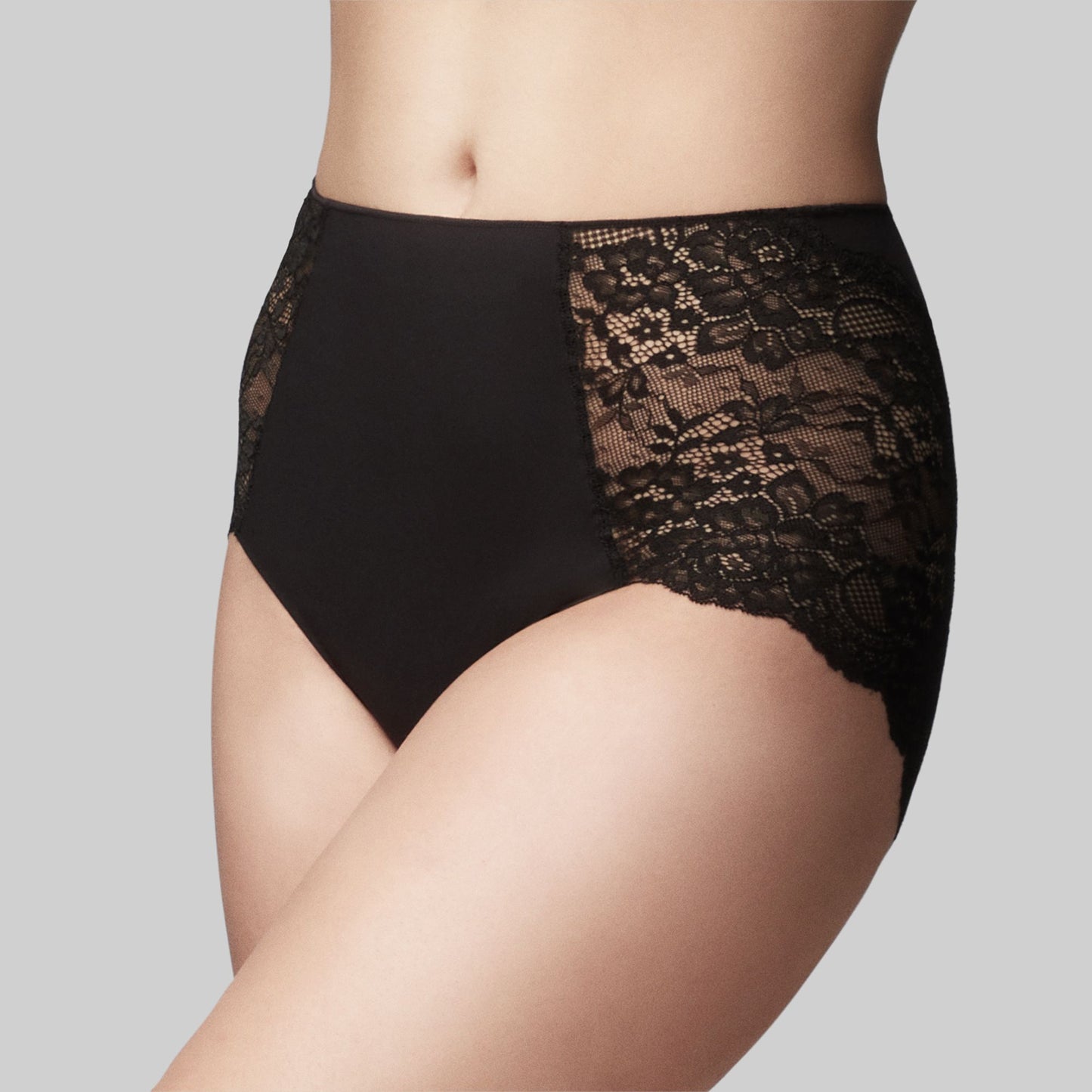 THE KNICKER - PRECISION LACE - FULL BRIEF