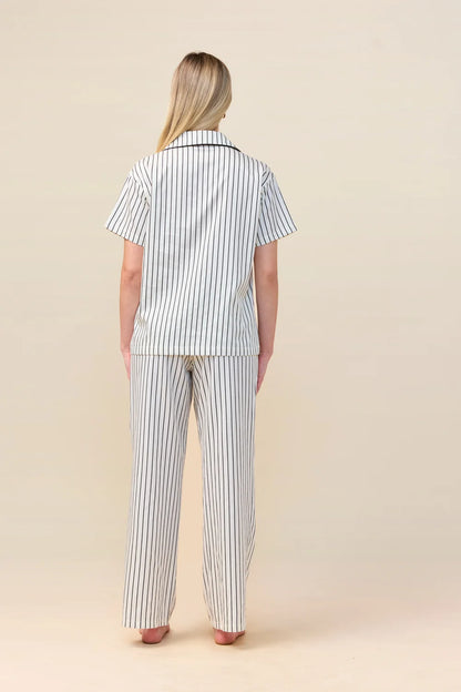 GINGERLILY LISA STRIPE LONG PANT PJ SET