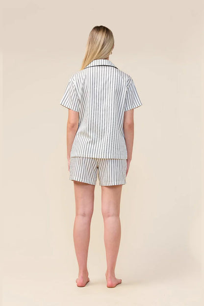 GINGERLILY POPPY STRIPE SHORT PJ SET