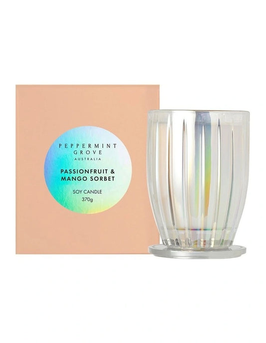 PEPPERMINT GROVE LARGE  CANDLE