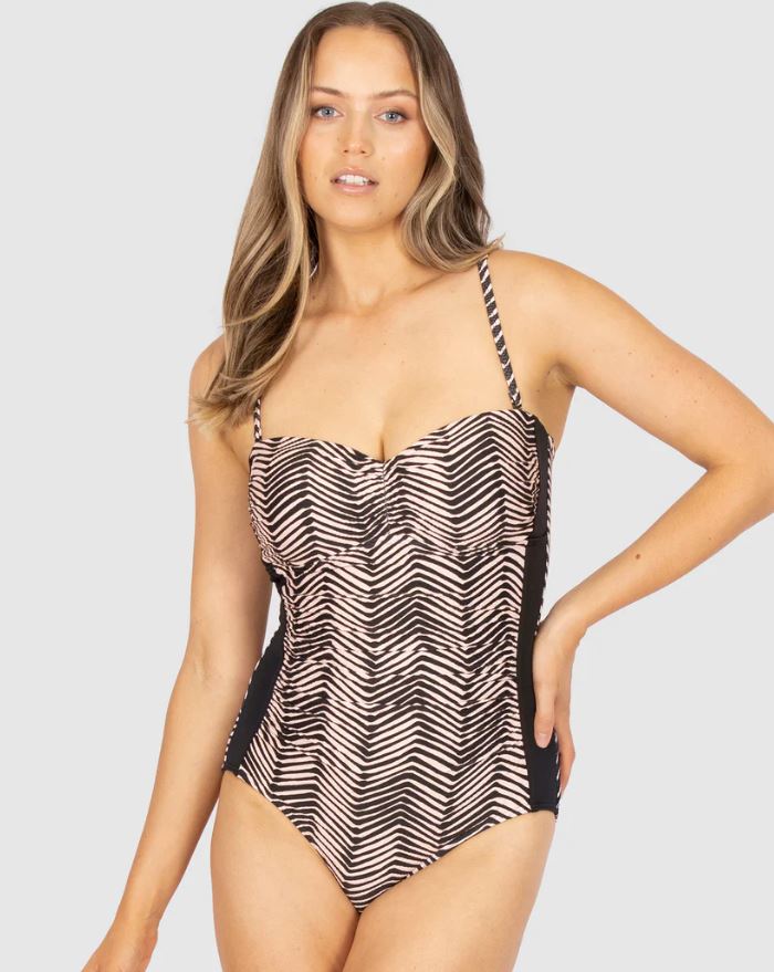 BAKU TIDAL WAVE BANDEAU ONE PIECE