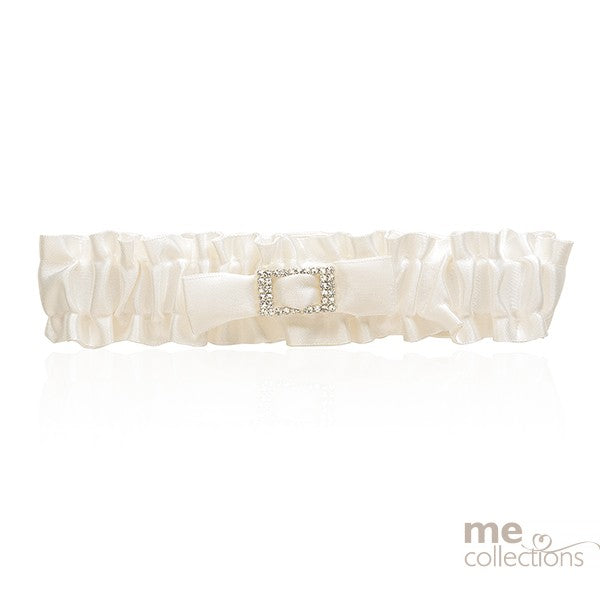 ME COLLECTIONS - GARTER WITH RECTANGLE DIAMANTE