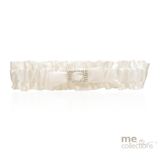 ME COLLECTIONS - GARTER WITH RECTANGLE DIAMANTE