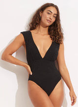 Load image into Gallery viewer, SEAFOLLY - SECOND WAVE - V NECK ONE PIECE
