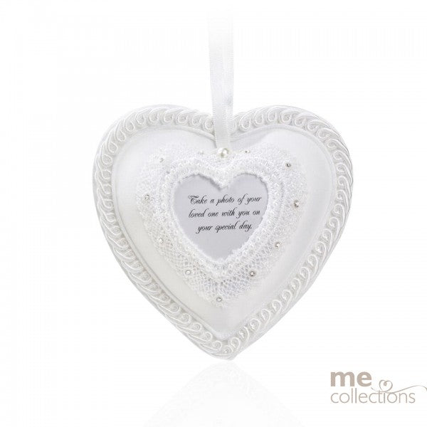 ME COLLECTIONS - PADDED HEART WITH PHOTO FRAME