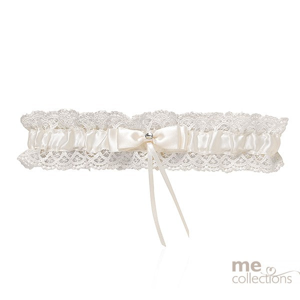 ME COLLECTIONS - GARTER WITH LACE EDGE & BOW