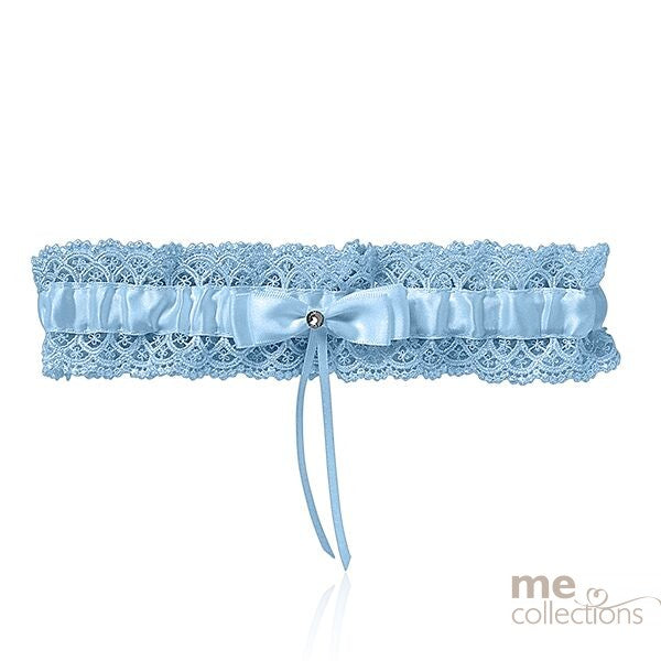 ME COLLECTIONS - GARTER WITH LACE & DIAMANTE