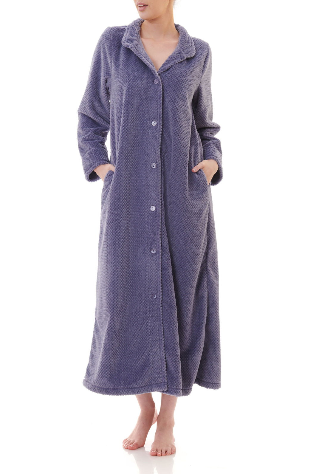 GIVONI - LONG BUTTON UP GOWN