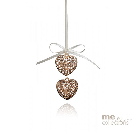 ME COLLECTIONS - DOUBLE MINI HEART WITH BOW