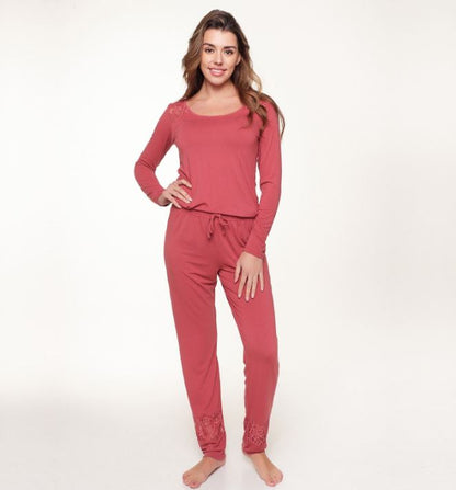 LINGADORE - DUSTY CEDAR PYJAMA SET