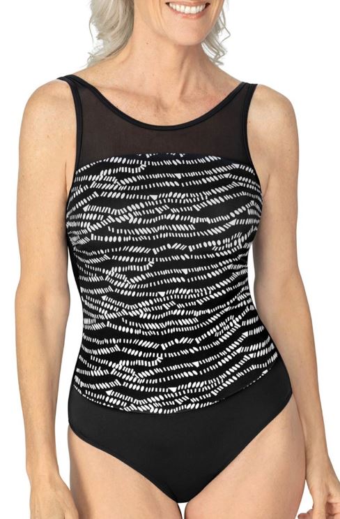 AMOENA - REFLECTION HIGH NECK ONE PIECE BATHER