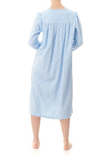 Load image into Gallery viewer, GIVONI - FLANNELETTE MID NIGHTIE WITH YOKE
