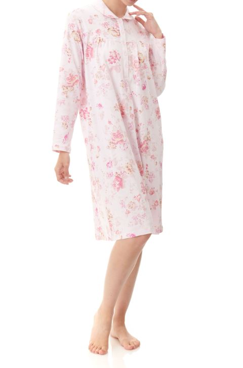 GIVONI - BLAIR - SHORT NIGHTIE WITH YOKE AND COLLAR