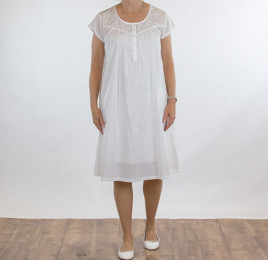 FRENCH COUNTRY - CAP SLEEVE NIGHTIE - FCT116