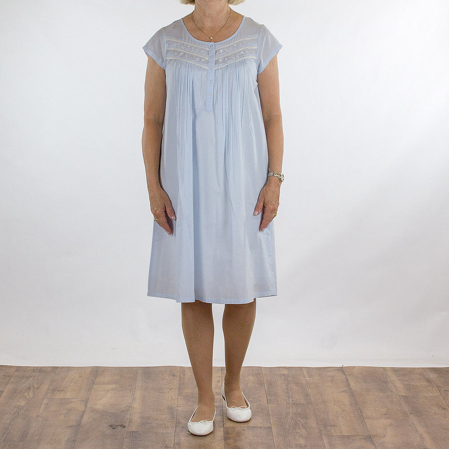 FRENCH COUNTRY - CAP SLEEVE NIGHTIE FCT188