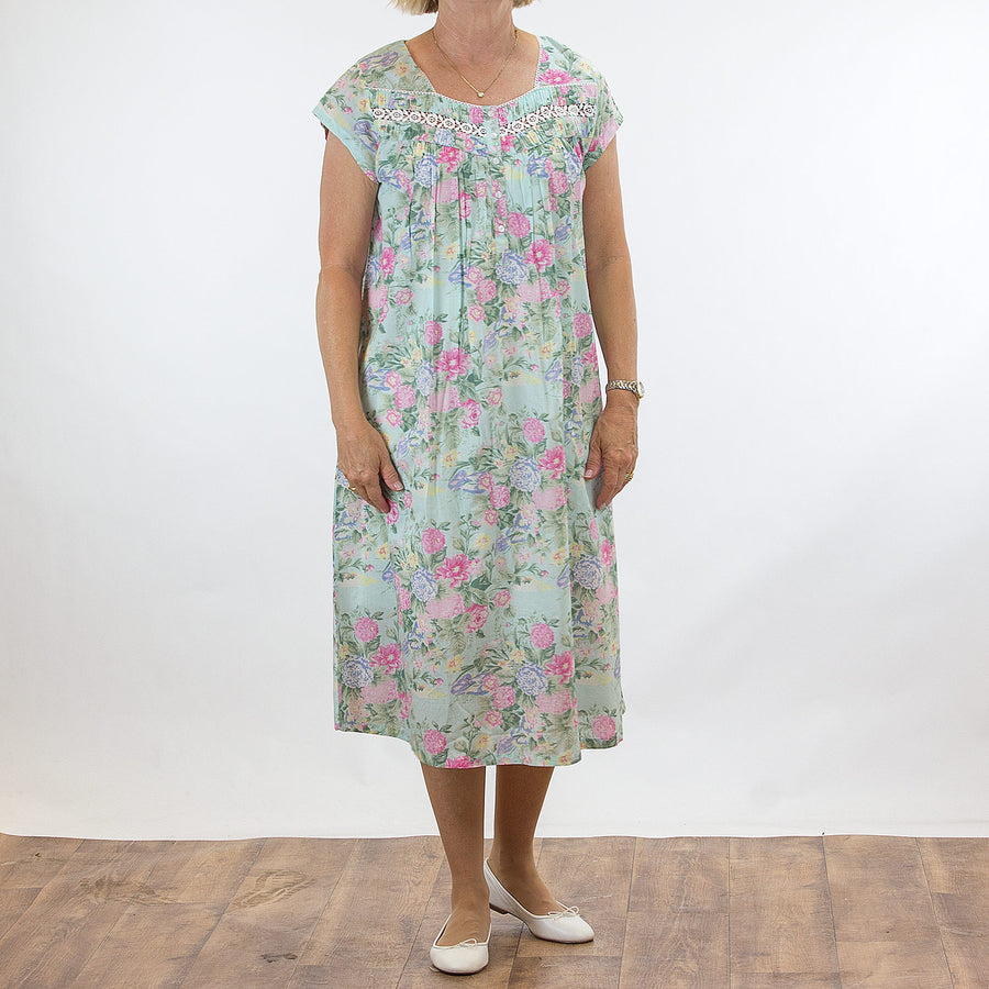 FRENCH COUNTRY - CAP SLEEVE NIGHTIE - FCT201-V
