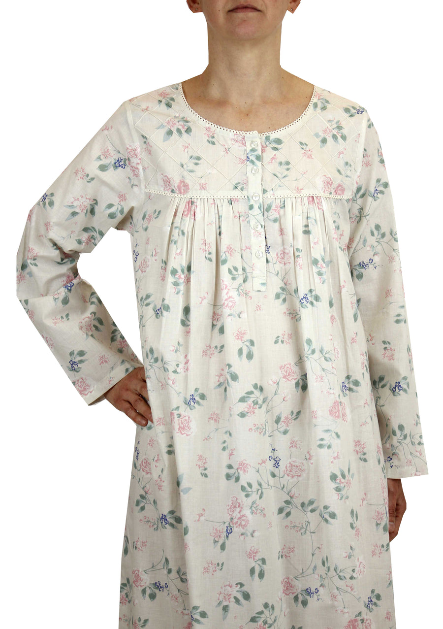 FRENCH COUNTRY - LONG SLEEVE NIGHTIE FCU390