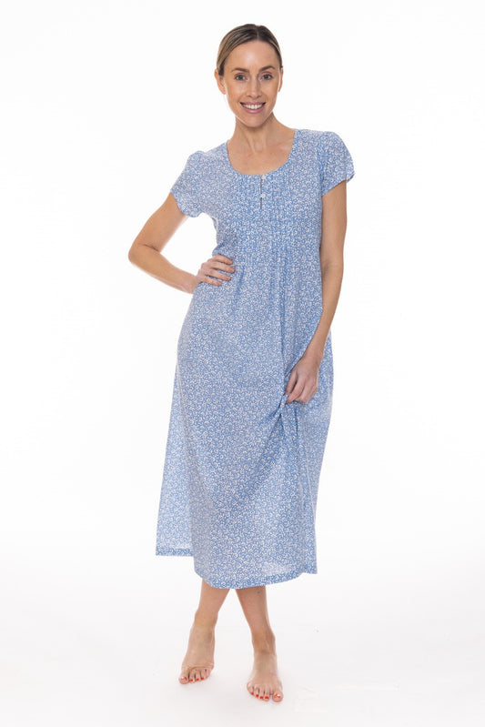 CLEMENTINE SLEEPWEAR - INGRID CAP SLEEVE NIGHTIE