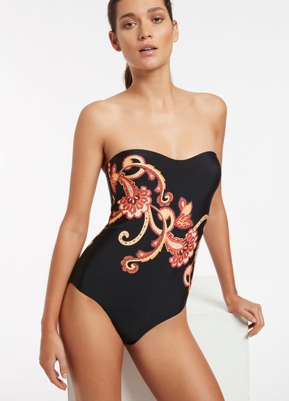 JETS - SILK ROAD BANDEAU ONE PIECE