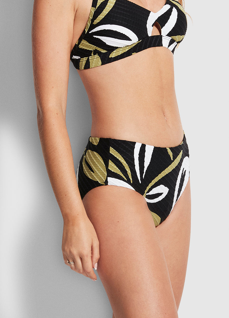 SEAFOLLY - LAGUNA - WIDE SIDE RETRO BIKINI PANT