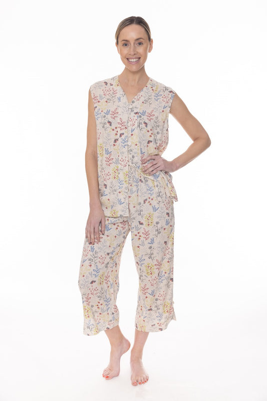 CLEMENTINE SLEEPWEAR - LOUISA SLEEVELESS PJ SET