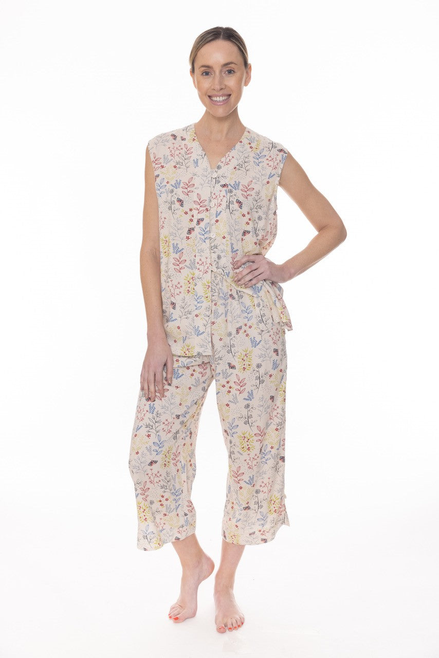 CLEMENTINE SLEEPWEAR - LOUISA SLEEVELESS PJ SET