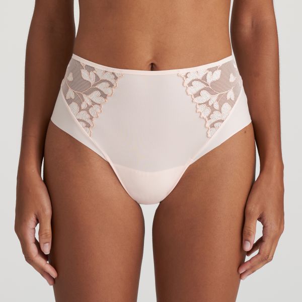 MARIE JO LEDA GLOSSY PINK FULL BRIEFS