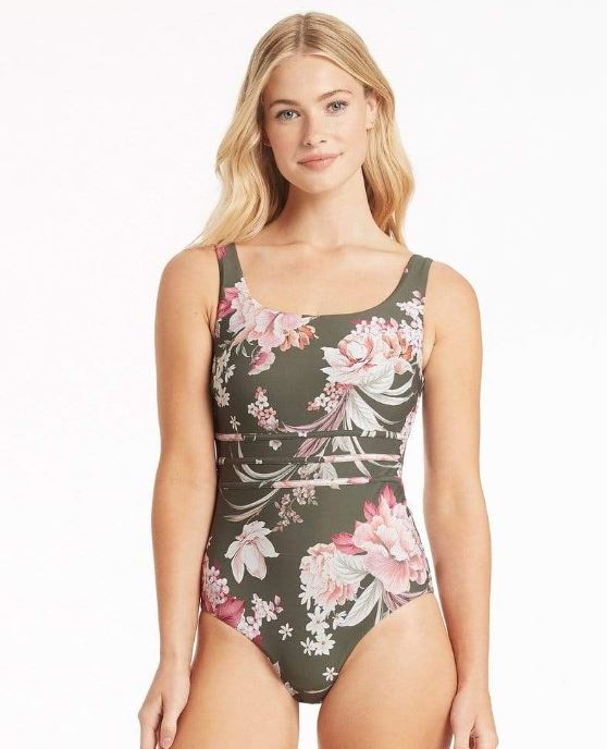 SEALEVEL - MARTINI - SQUARE NECK SCOOP BACK ONE PIECE