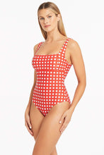 Load image into Gallery viewer, SEA LEVEL - LE DAMIER SQUARE NECK ONE PIECE

