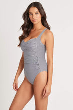 Load image into Gallery viewer, SEA LEVEL - POSITANO STRIPE - TWIST FRONT ONE PIECE
